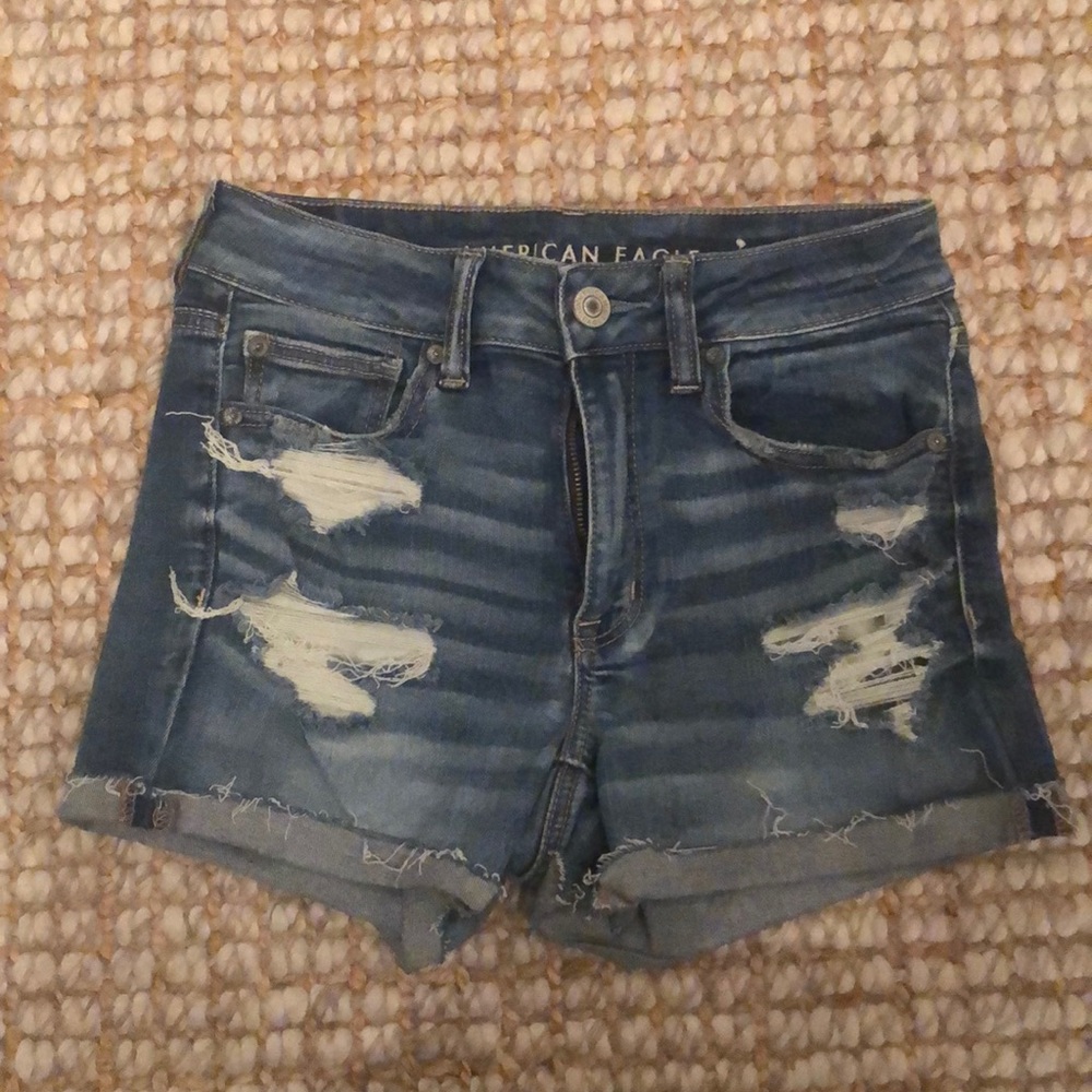 American Eagle Next Level Stretch hi-rise shortie